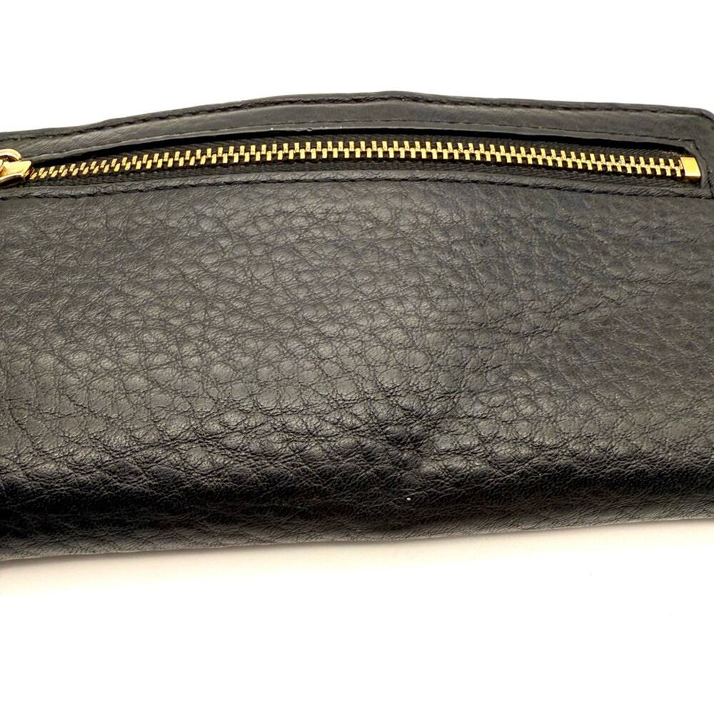 Kate Spade Stacy Leroy Street Wallet Black Pebble Leather WLRU1894 - Picture 15 of 16